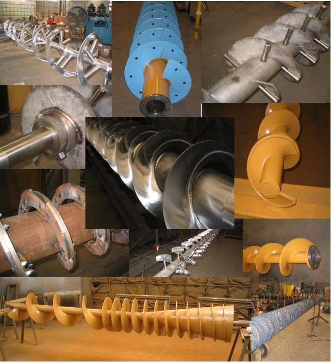 	اسکرو کانوایر با پره پدالی